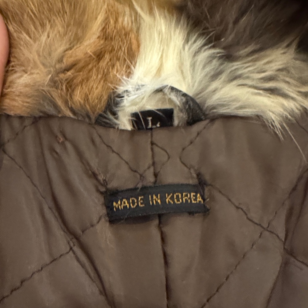 Vintage Patchwork Rabbit Fur Jacket - image 4